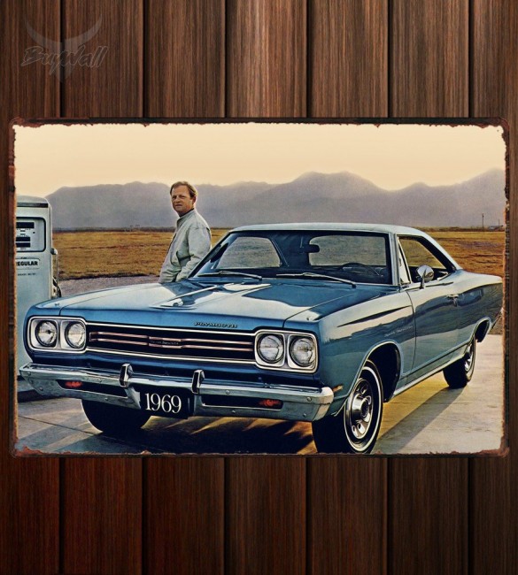 Металлическая табличка Plymouth Sport Satellite 2-door Hardtop (ER2-P RP23)